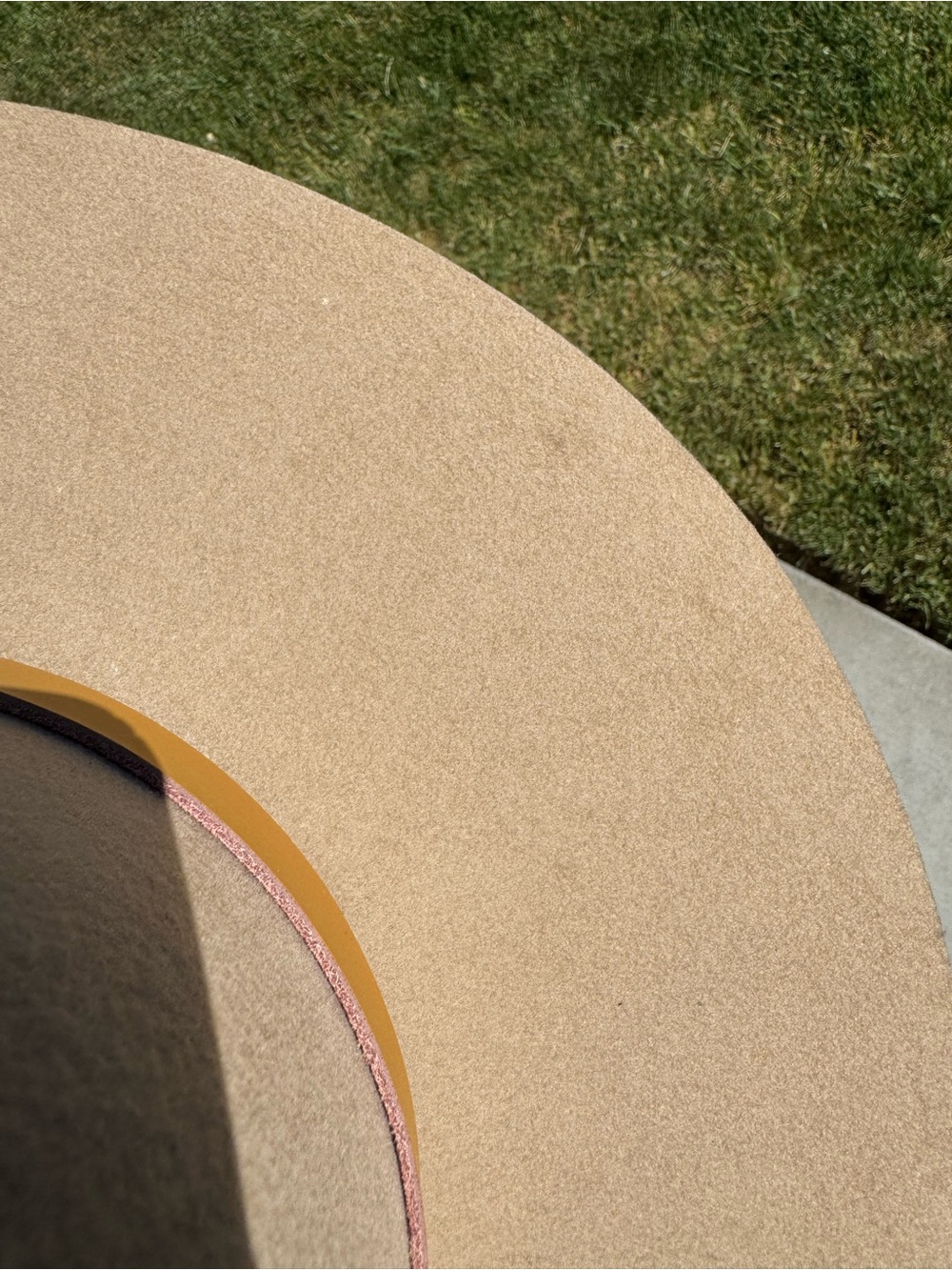 Gigi Pip Taupe/Tan Wide Brim Fedora - Picture 3 of 4